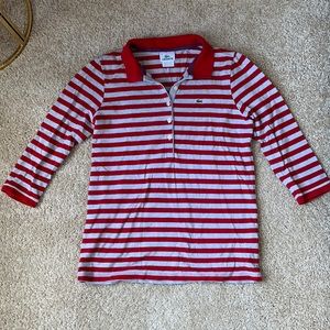Lacoste Women’s Stripe Polo (size Large)